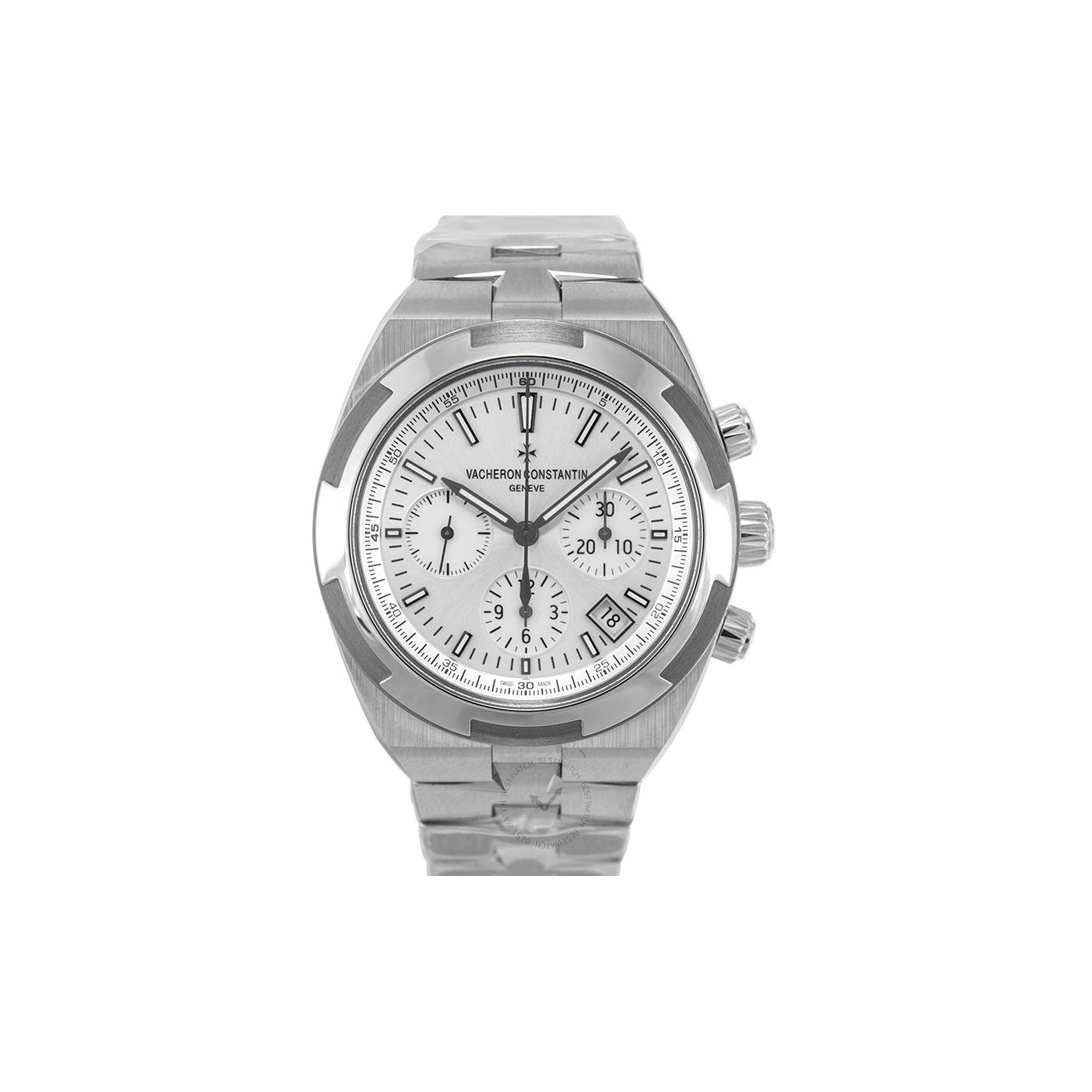 vacheron co*sta*t*n overseas silver dial stainless steel auT0matic watch 5500v/110a-b075